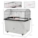 image 2 of PawHut Hamster Cage, Two-Tier Gerbil Cage w/ Deep Bottom, Ramp, Food Dish