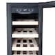 image 7 of Cookology CWC301BK 30cm Wine Cooler, Black, 20 Bottles, 60L, Digital Temp Control, 5 Shelves, Reversible Door