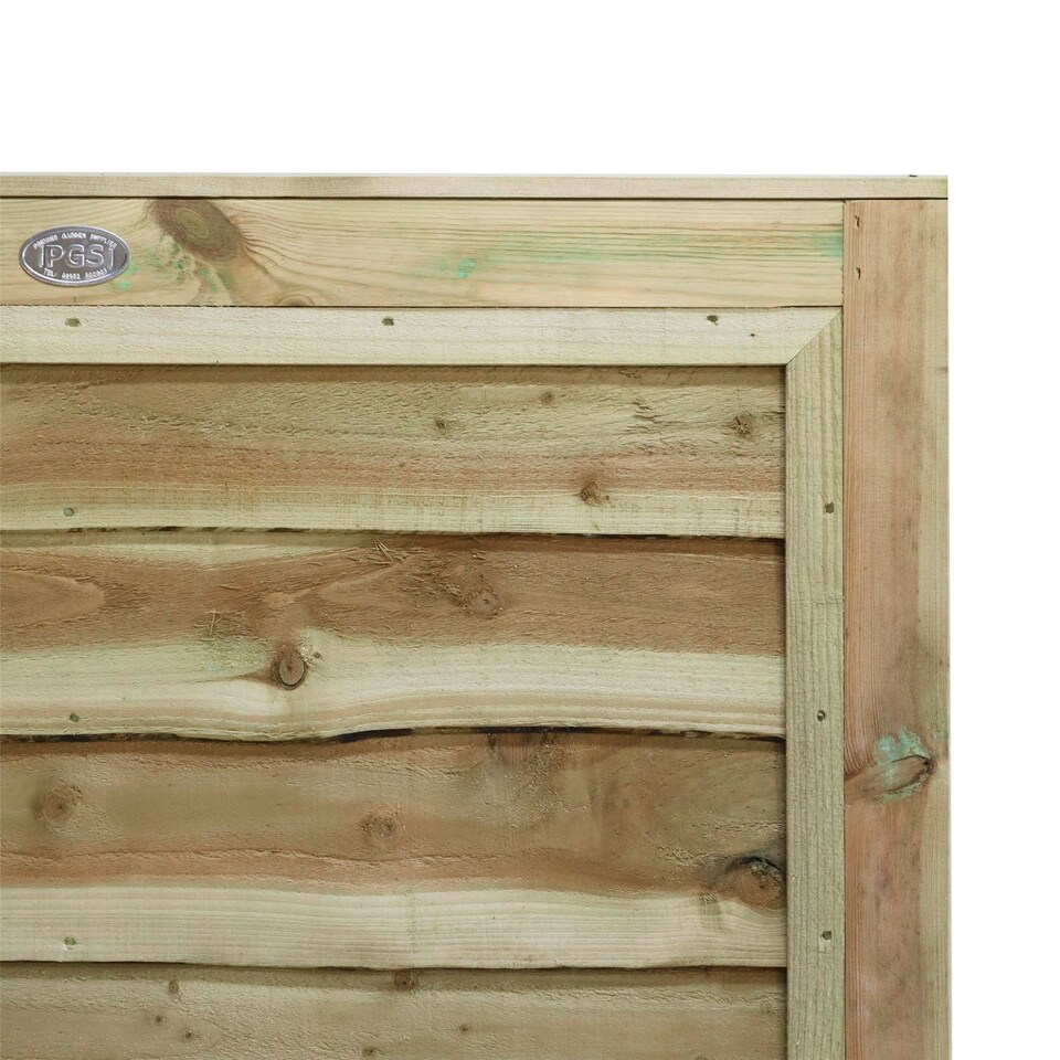 image 1 of Waney Lap Garden Gate 4ft x 3ft Treated Wooden Affordable Pedestrian Side Door