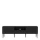 image 2 of Media TV Unit with 2 Doors 1 Drawer in Black