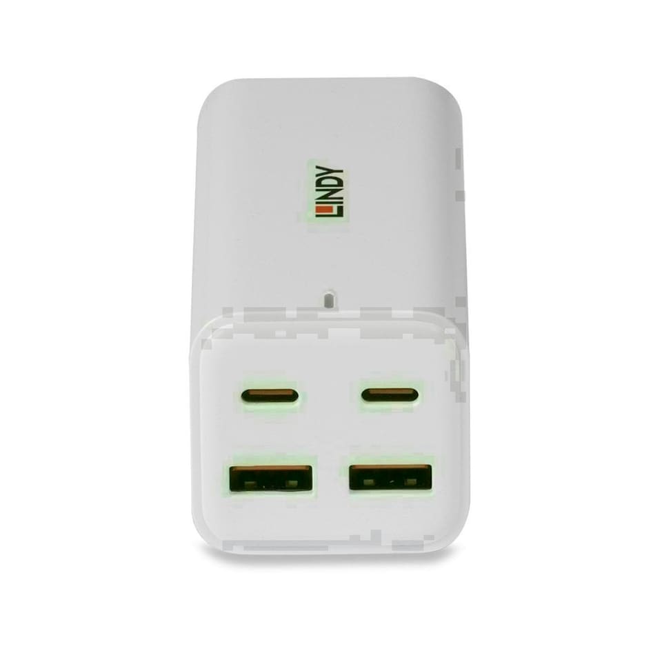 image 1 of 100W 4-Port USB Type A & C GaN Charger