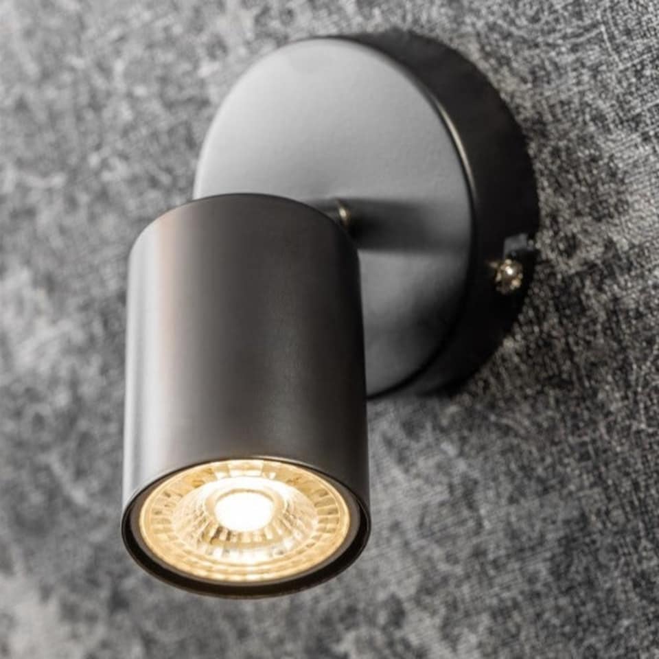image 1 of CGC JACK Black Single Head GU10 Ceiling Spot Light Black