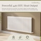 image 3 of Balterley Aspire Horizontal Double Panel Radiator | White | Gloss White | 1