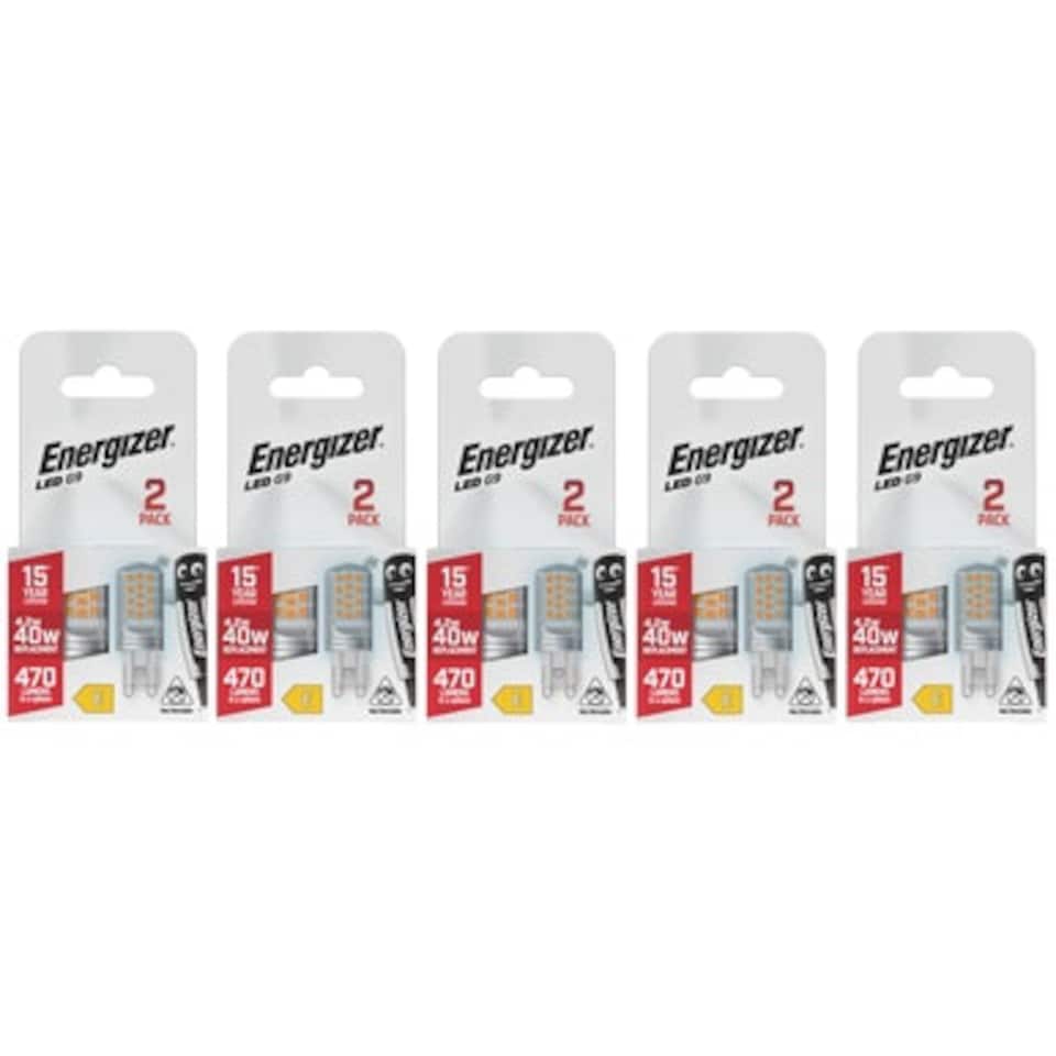 image 1 of Energizer LED G9 470lm 4.2W 6500K (Daylight) Light Bulb  - Pack of 10