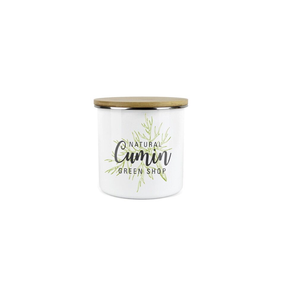 image 1 of Green Label Herbs Storage Canister - Cumin