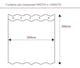 image 5 of White Polyester Shower Curtain 200 x 200 cm