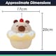 image 7 of Capybara Cup Cake Soft Toy Cute Plushie Huggable Cuddly Stuffed Toy 20cm Yellow
