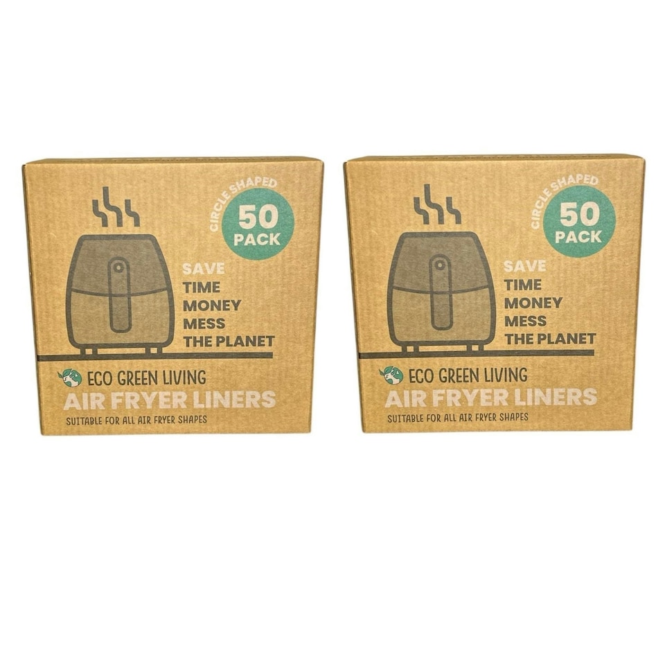 image 1 of Air Fryer Liners, Suitable For All Air Fryers | 2 Pack | Eco Green Living