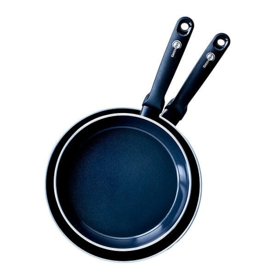 image 1 of GreenPan Torino Non-Stick 24cm & 28cm Frying Pan Set