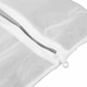 image 4 of Pack of 5 White Mesh Zipper Laundry Washing Bags 3 Sizes | White