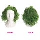 image 6 of Factory Worker Accessory Set - Wig, Face Paint, Gloves & Eyebrows Green | One Size