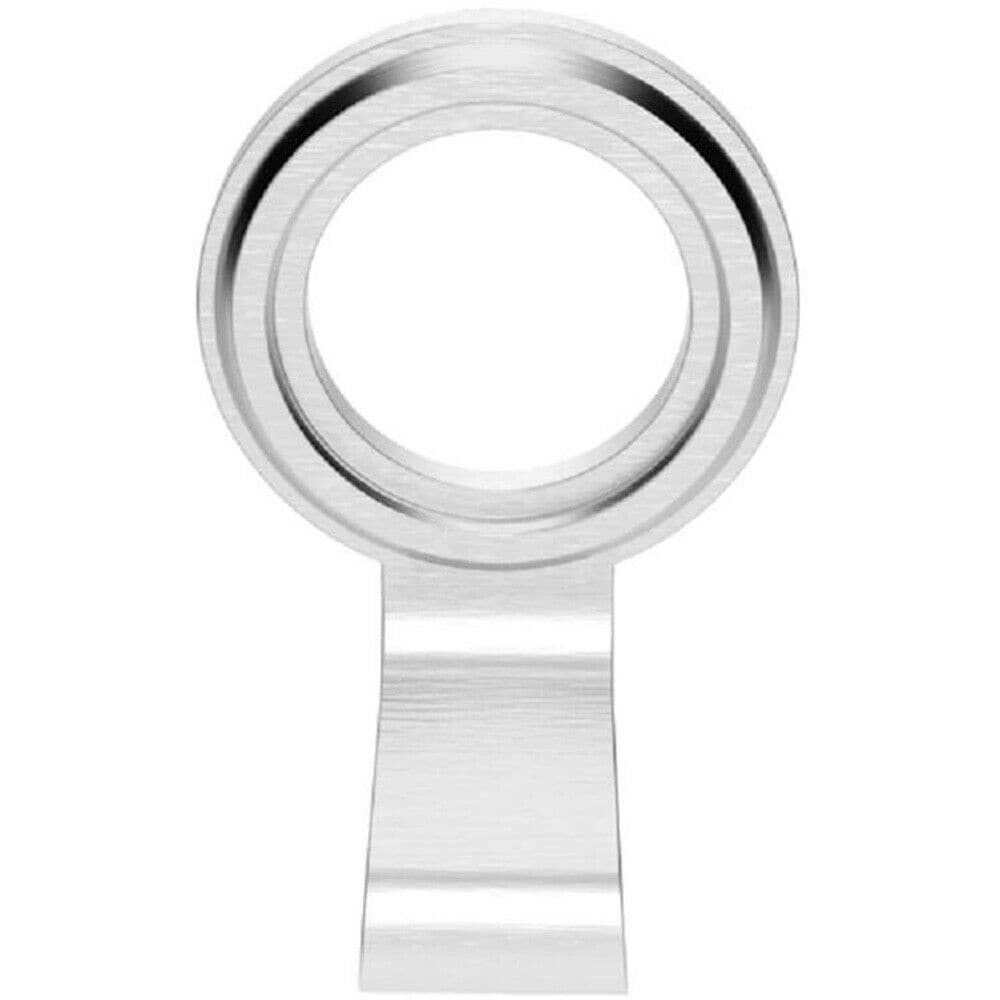 Loops Large Cylinder Latch Pull Night Latch Handle 76 x 45mm Satin Chrome
