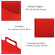 image 3 of SPARES2GO Silicone Basket Drawer Liners for Swan Duo Digital 8L / for Daewoo SDA2310 Air Fryer (Pack of 2, Red)