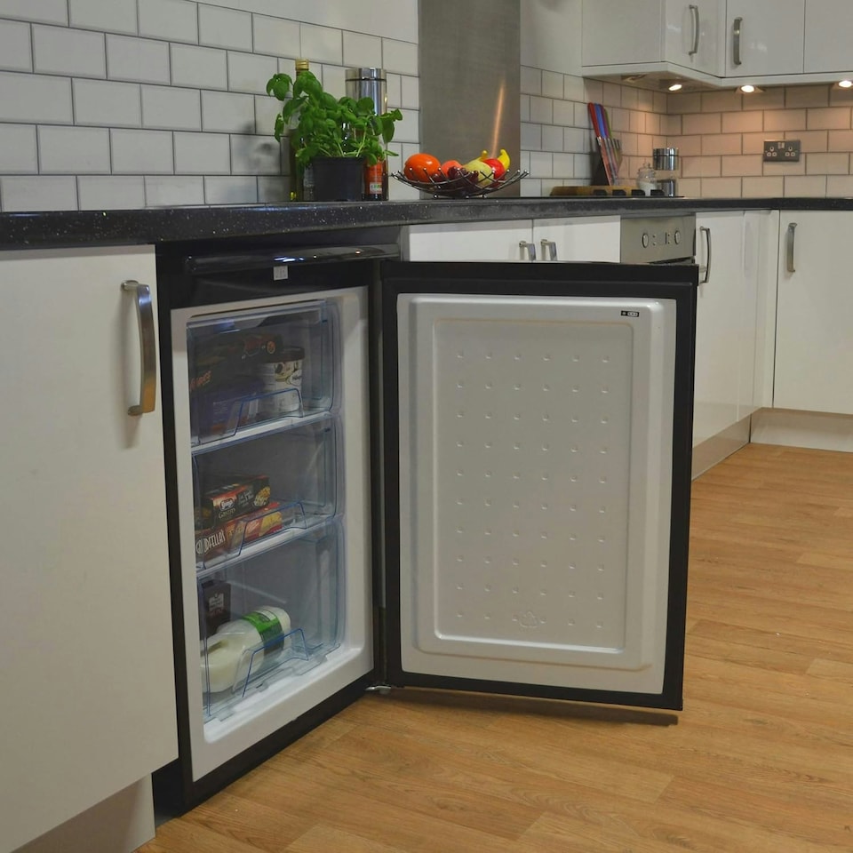 image 1 of Igenix IG355B Freestanding Under Counter Freezer, 94 Litre, Black