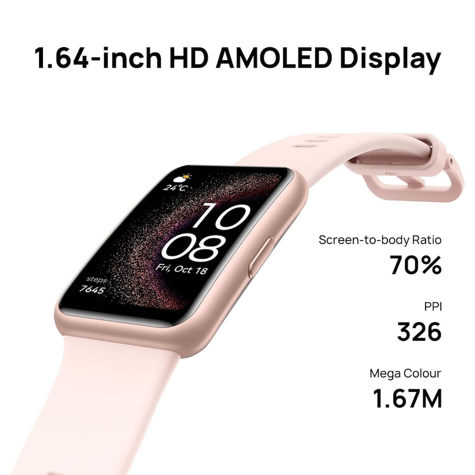 image 1 of Huawei Watch FIT SE AMOLED Black Smartwatch