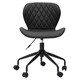image 2 of Interiors by Premier Brent Black Armless Home Office Chair