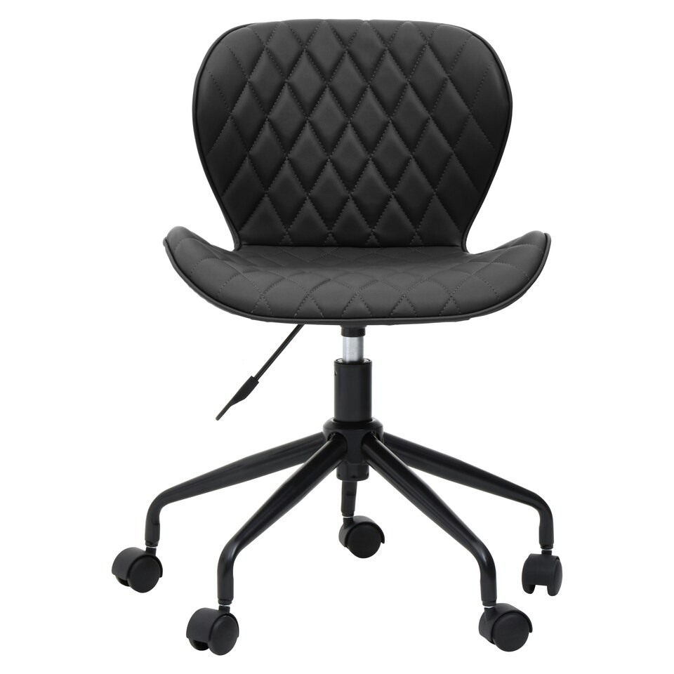 image 1 of Interiors by Premier Brent Black Armless Home Office Chair