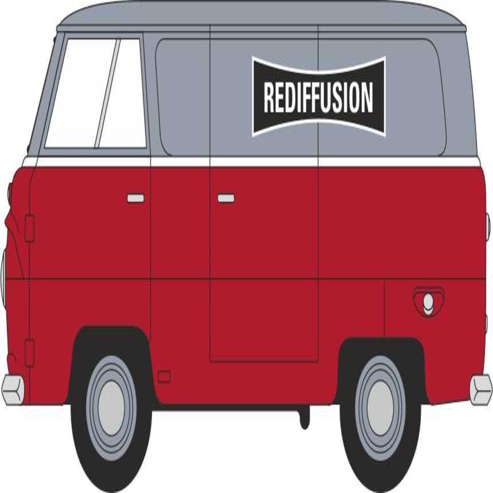 Oxford Diecast Ford 400E Van Rediffusion