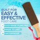 image 2 of NYK1 Smoothie Waterproof Foot File (for Wet & Dry Use) High-Performance Feet Exfoliator