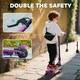 image 8 of AIYAPLAY Electric Scooter for Kids Ages 6-14, with Dual Brakes, Flash Wheel and Colourful Light, Kids Electric Scooter E Scooter | Purple