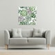 image 2 of Watercolour Botanical Leaves (Canvas Print) 46 x 46 x 4cm