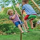 image 4 of TP Kite Wooden Double Swing Set with 8ft Slide