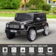 image 3 of HOMCOM Mercedes Benz G500 12V Kids Electric Ride On Car w/ Remote Control | Black | Black