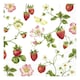 image 1 of IHR Lunch Napkins Sweet Strawberry 33cm 3ply 20 Pack