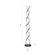 image 7 of ValueLights Infinity Black Double Twist Integrated LED Floor Lamp Black