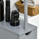 image 6 of HOMCOM Tall Bathroom Storage Cabinet with Shelf and Drawers, Grey
