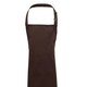 image 2 of Premier Childrens/Kids Premier Plain Apron - Brown - 7-10 Years