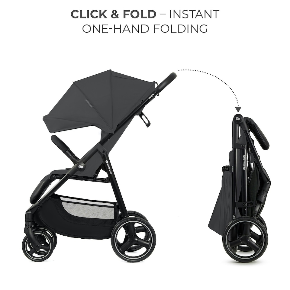 image 1 of Kinderkraft Stroller Trig 3 Grey