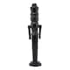 image 1 of Hill Interiors Wooden Nutcracker Ornament - Black - 50cm x 10cm x 12cm