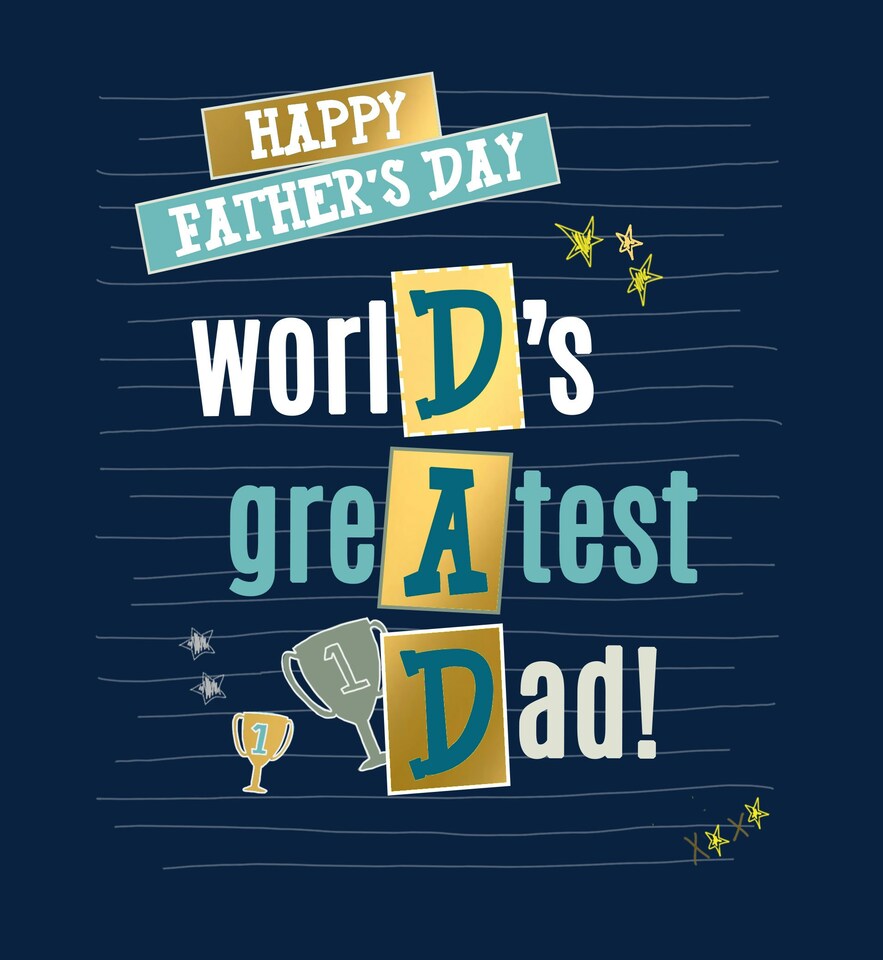 image 1 of Father's Day Card World's Greatest Dad!