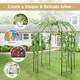 image 5 of COSTWAY Birdcage Shape Garden Arbor Plant Trellis