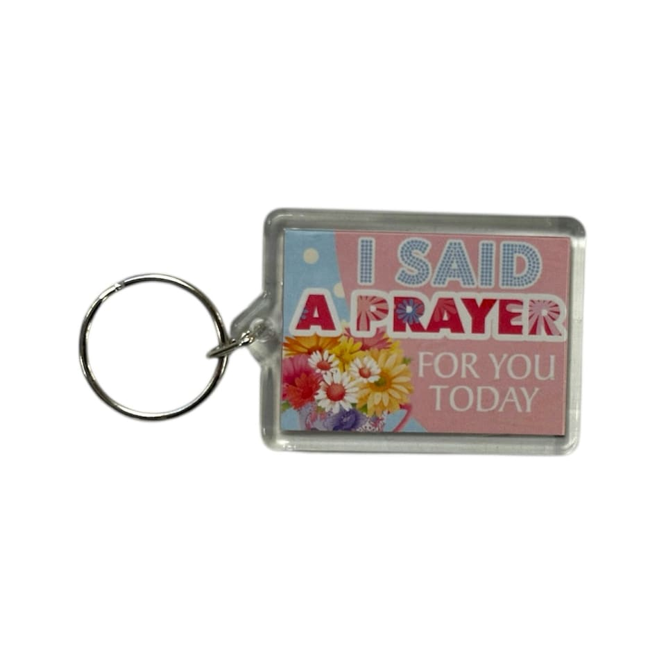 image 1 of I Said A Prayer Sentimental Keyring - Birthday Christmas Gift