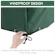 image 5 of Outsunny UV Rain Protective Cover For Garden Patio Wicker Rattan | Green | Green