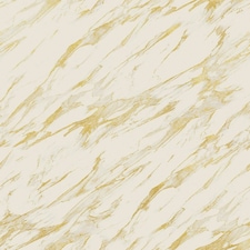 Sample of Modern Marble Wallpaper in Cream with Gold Effect Multi