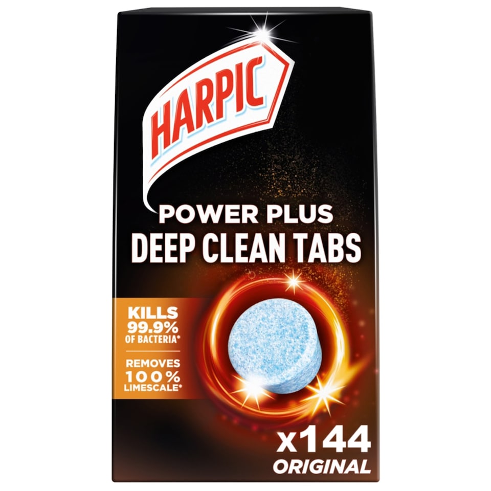 image 1 of 144 x Harpic Power Plus Deep Cleaning Toilet Tablets Original Bulk Buy Tabs