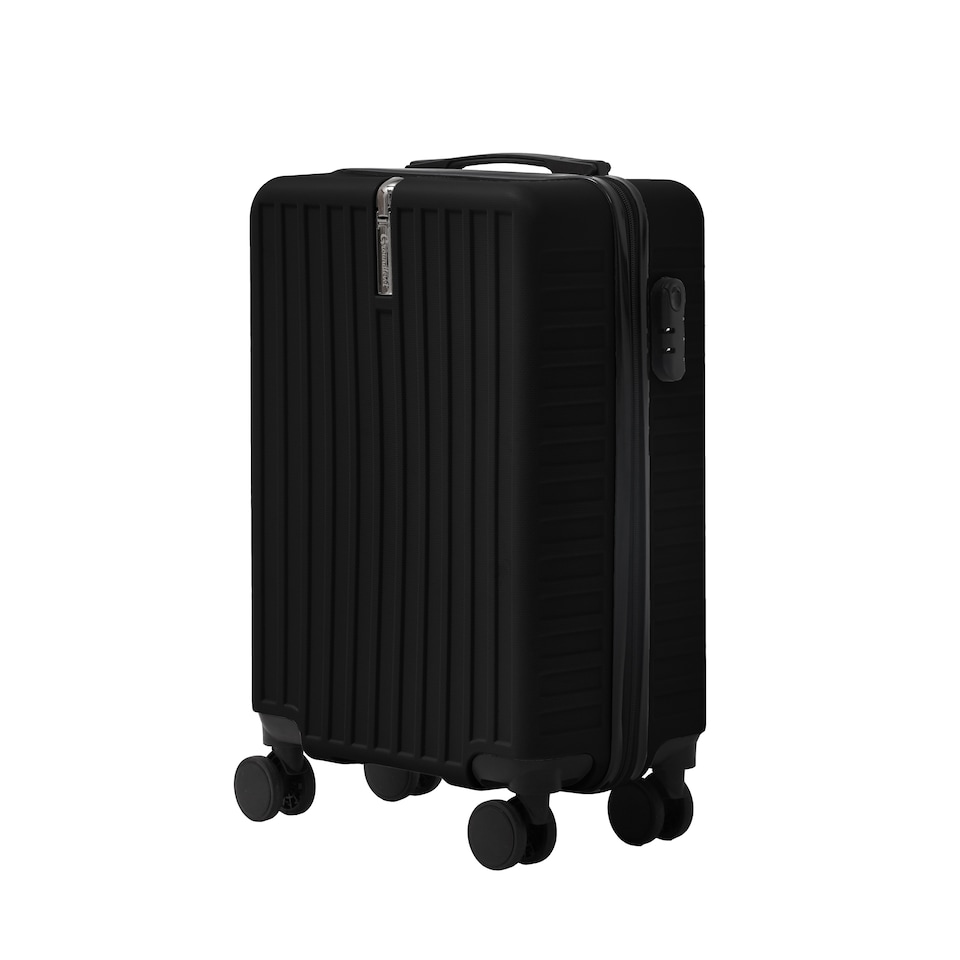 image 1 of Ezy Flo 20 Inch Cabin Hard Shell Suitcase Carry On Spinner Travel Luggage with Hook