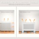 image 3 of HOMCOM Radiator Cover Painted Slatted MDF Cabinet Lined Grill 112x19x81cm