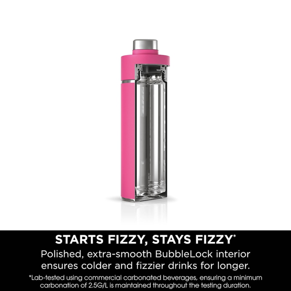 image 1 of Ninja Thirsti 530ml Travel Bottle Hot Pink DW1801EUUKBP