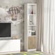 image 5 of Bookcase Klio White - Artizan Oak (2 boxes) White