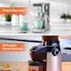 image 4 of GEEPAS 1450W Espresso & Cappuccino Coffee Machine & Conical Burr Coffee Grinder Combo Set