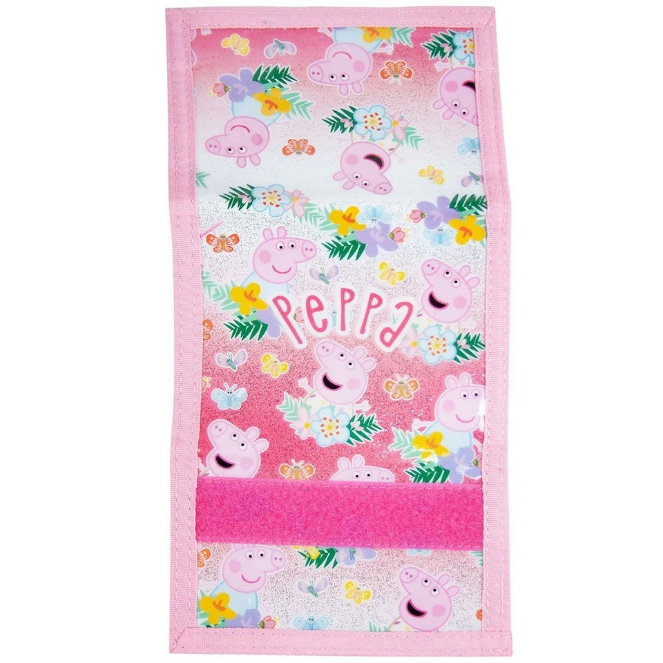 image 1 of Peppa Pig Girls All-Over Print Wallet - Pink - One Size Pink