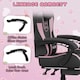 image 4 of Rattantree Ergonomic Gaming Chair with Massage Support & Footrest
