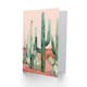image 2 of Greeting Card Saguaro Cactus Pink Mexican Desert Landscape Farewell