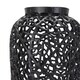 image 2 of Cast Lattice Vase - Aluminium - L27 x W27 x H68 cm - Black Black