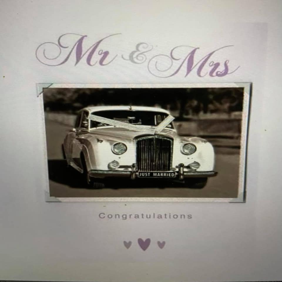image 1 of Second Nature Luxury Greeting Card 'Wedding Day Car'