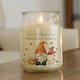 image 3 of Personalised Autumn Gonk Large Candle Jar White
